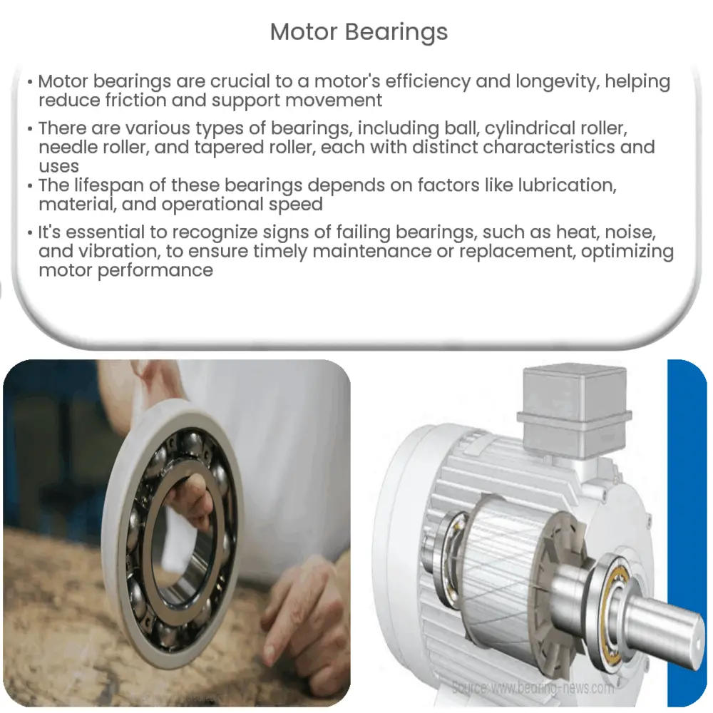 Motor Bearings  How it works, Application & Advantages