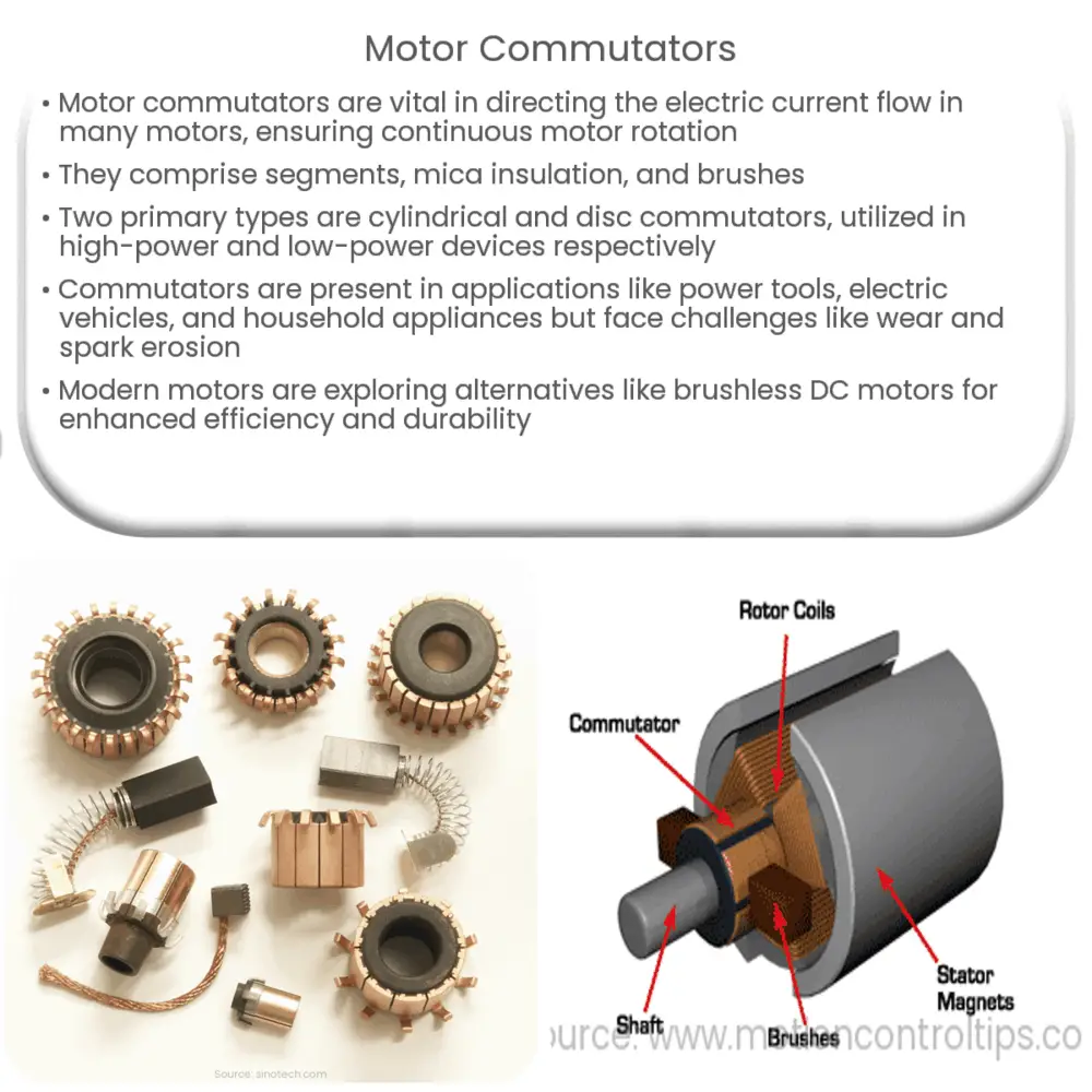 Motor Commutators How it works, Application & Advantages
