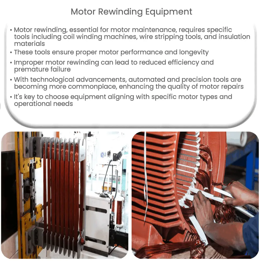 Motor Rewinding Equipment
