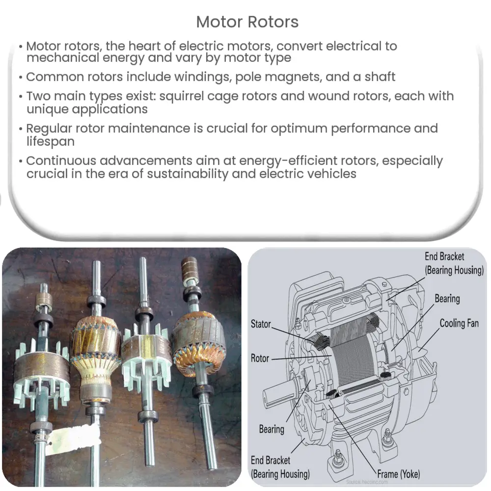 Motor Rotors How it works, Application & Advantages