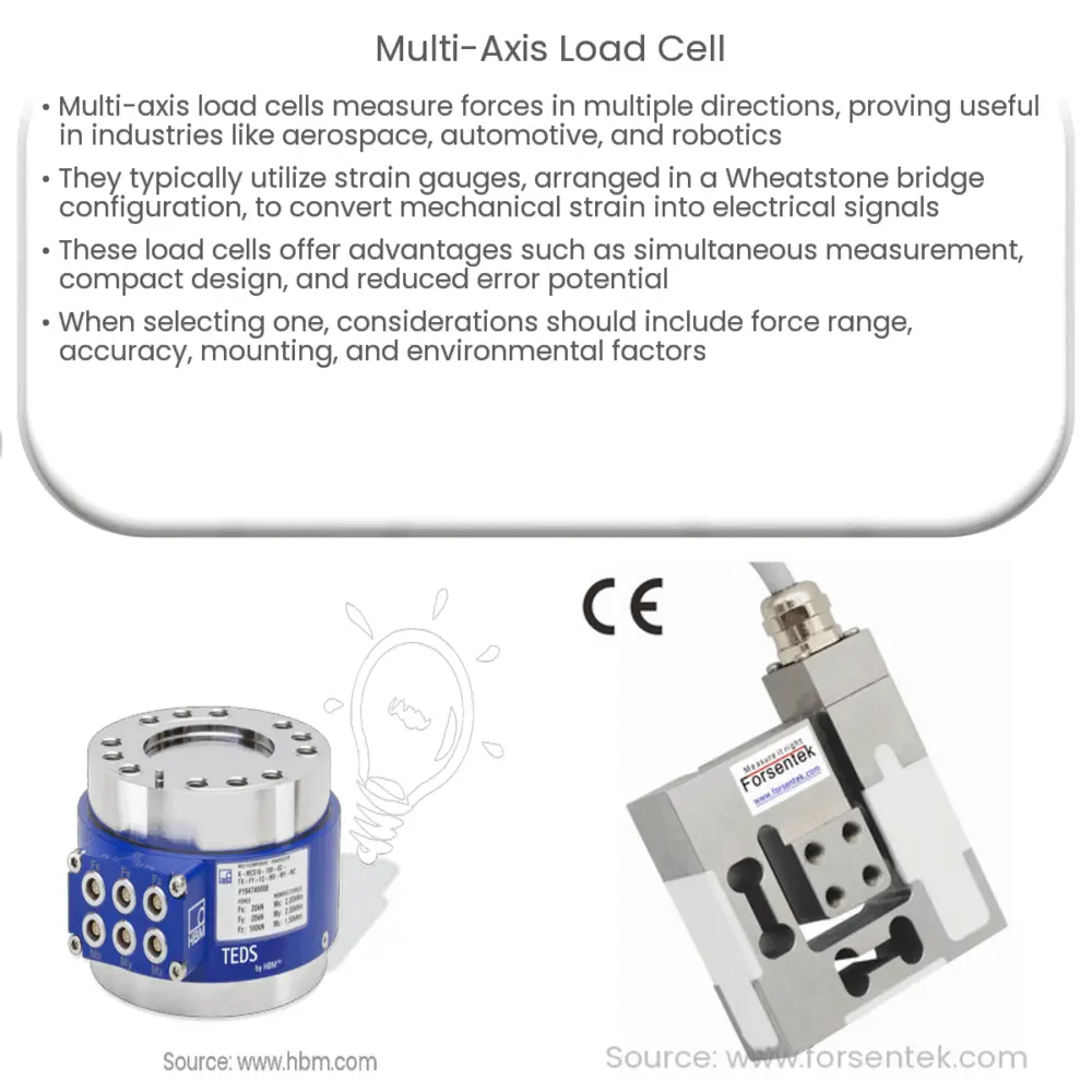 Multi-axis load cell