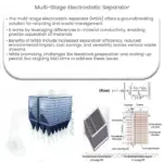 Multi-stage electrostatic separator