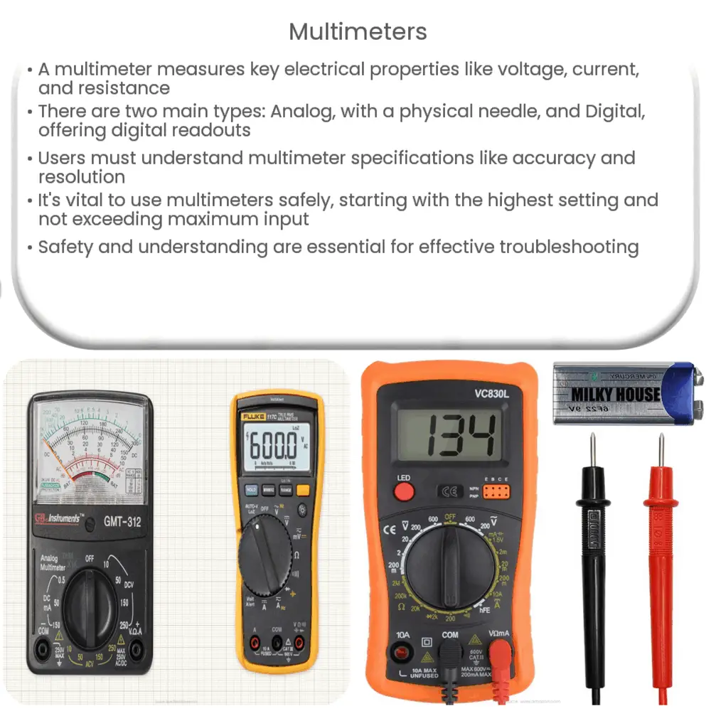 Multimeters | How it works, Application & Advantages
