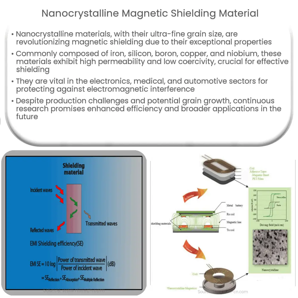 Nanocrystalline Magnetic Shielding Material