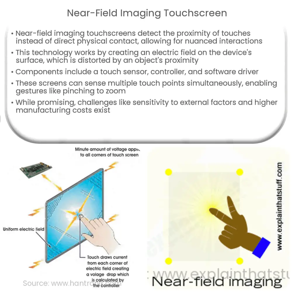 Near-Field Imaging Touchscreen