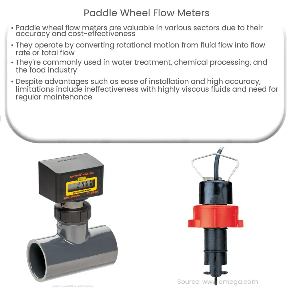 Paddle Wheel Flow Meters How it works, Application & Advantages