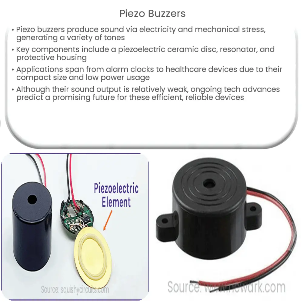 Piezo Buzzers  How it works, Application & Advantages