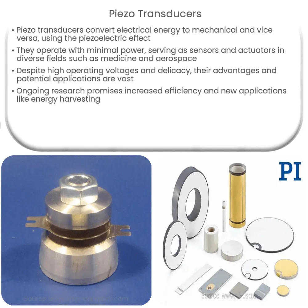 Piezo Transducers How it works, Application & Advantages