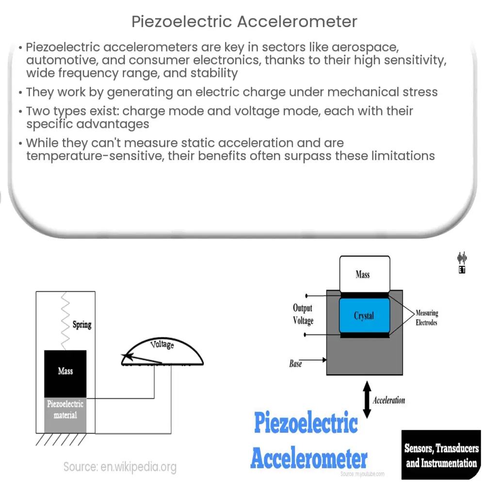 Piezoelectric accelerometer