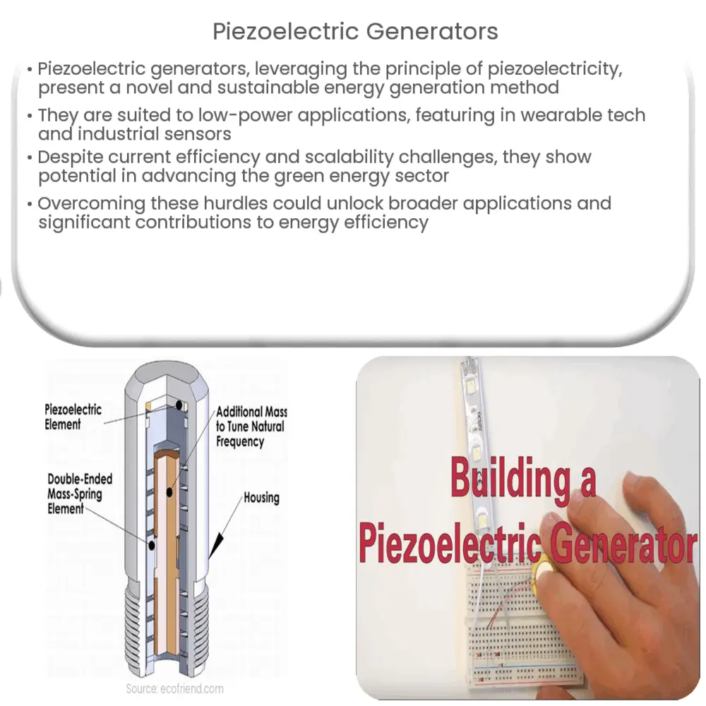 Piezoelectric Generators | How it works, Application & Advantages