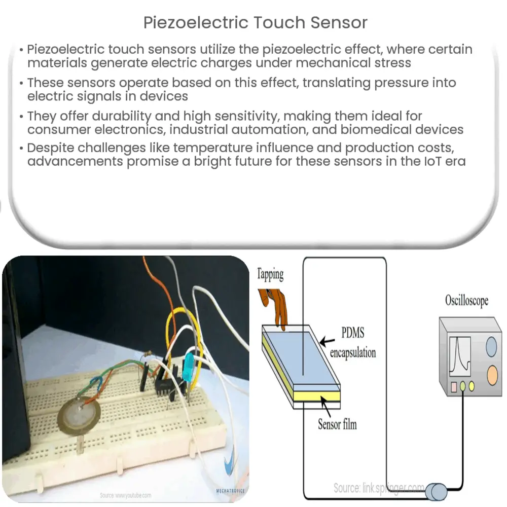 Piezoelectric Touch Sensor