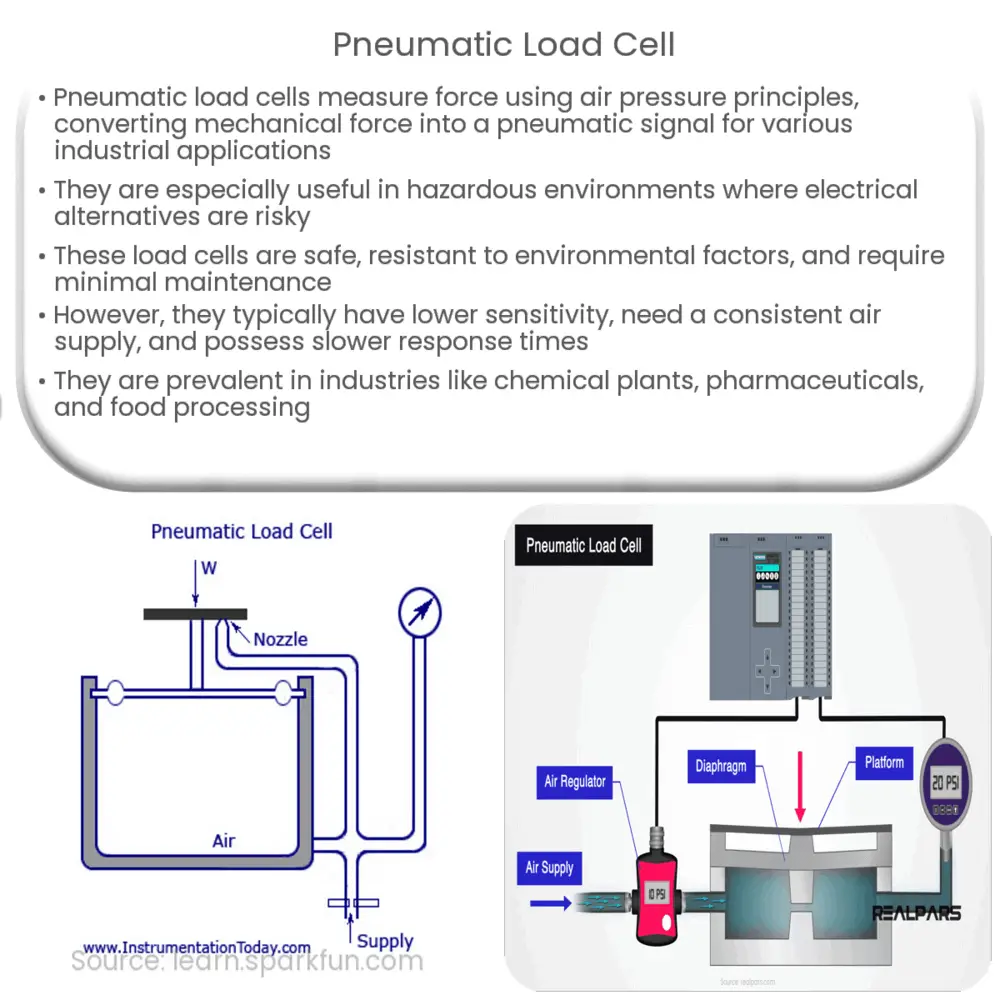 Pneumatic load cell