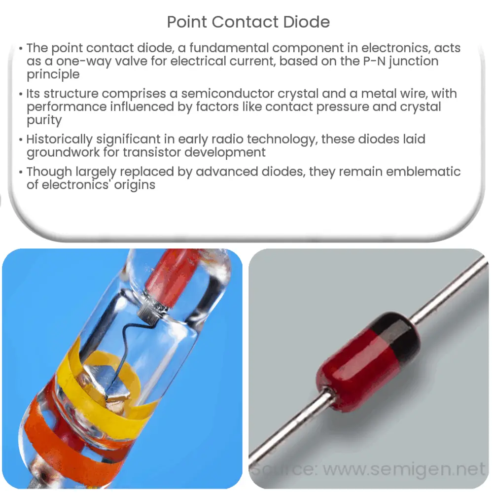 Point contact diode