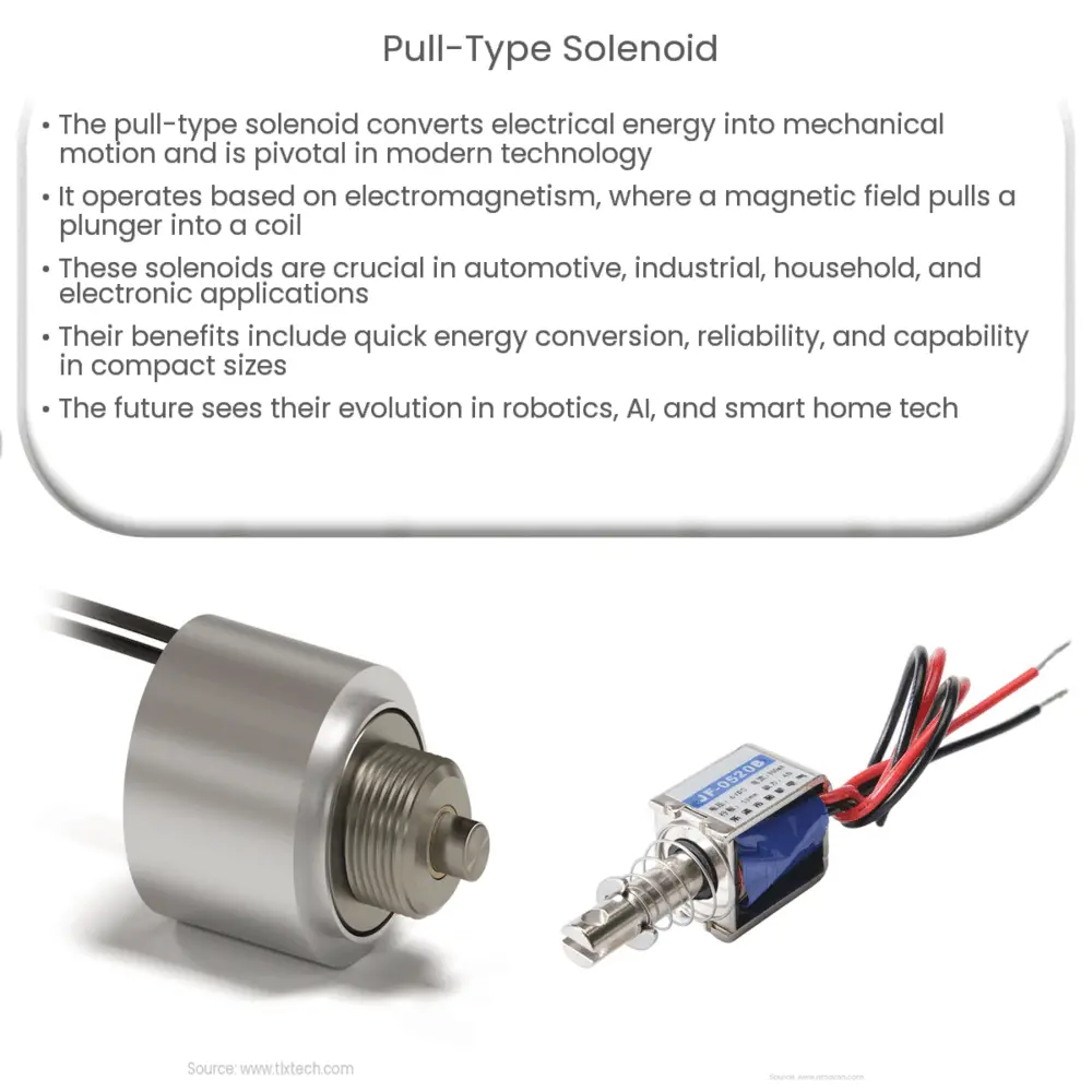 PullType Solenoid How it works, Application & Advantages
