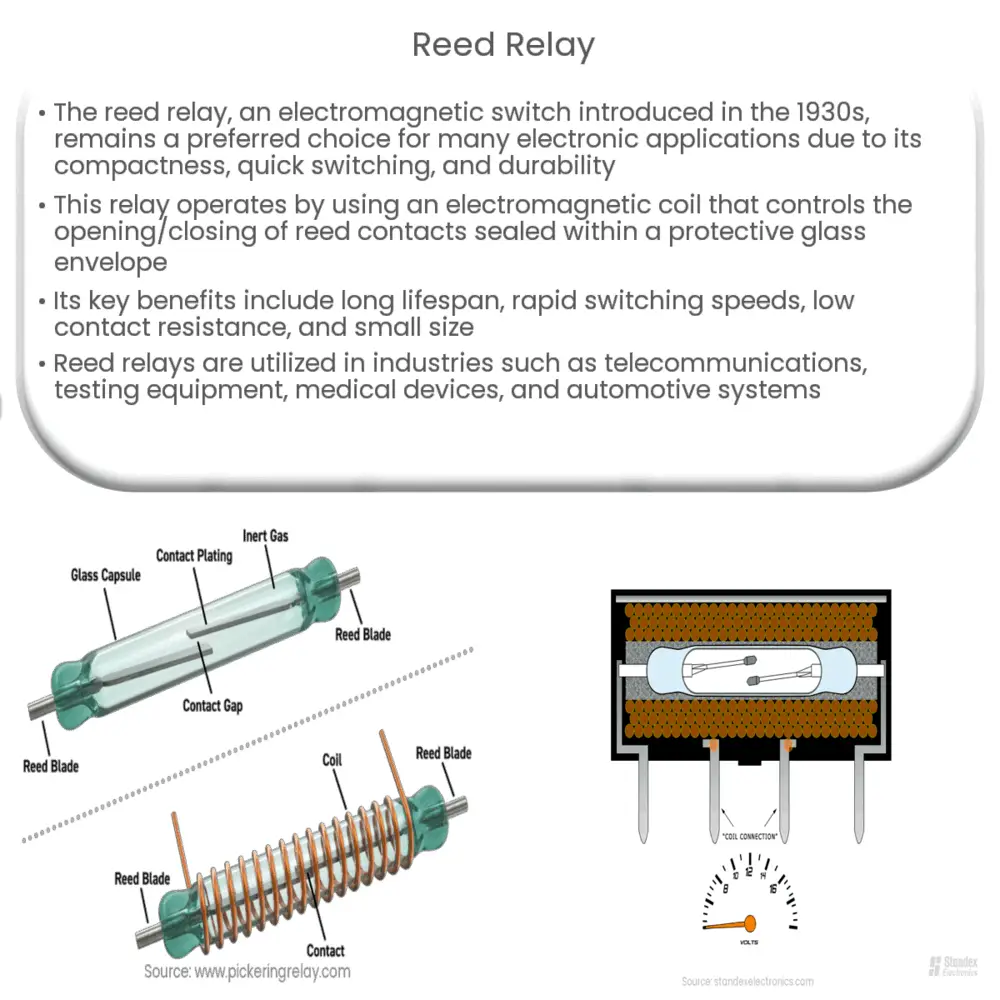 Reed Relay  How it works, Application & Advantages