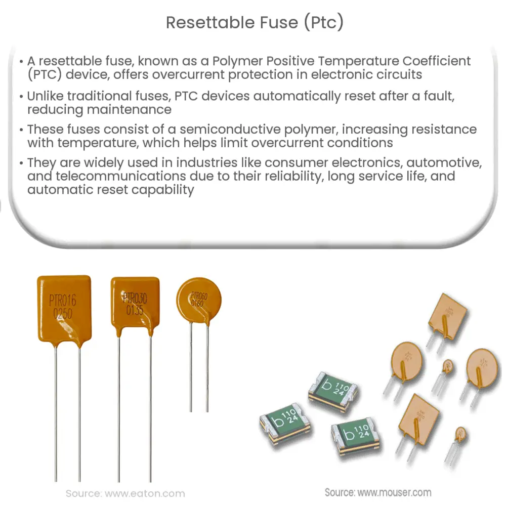 Resettable fuse (PTC)