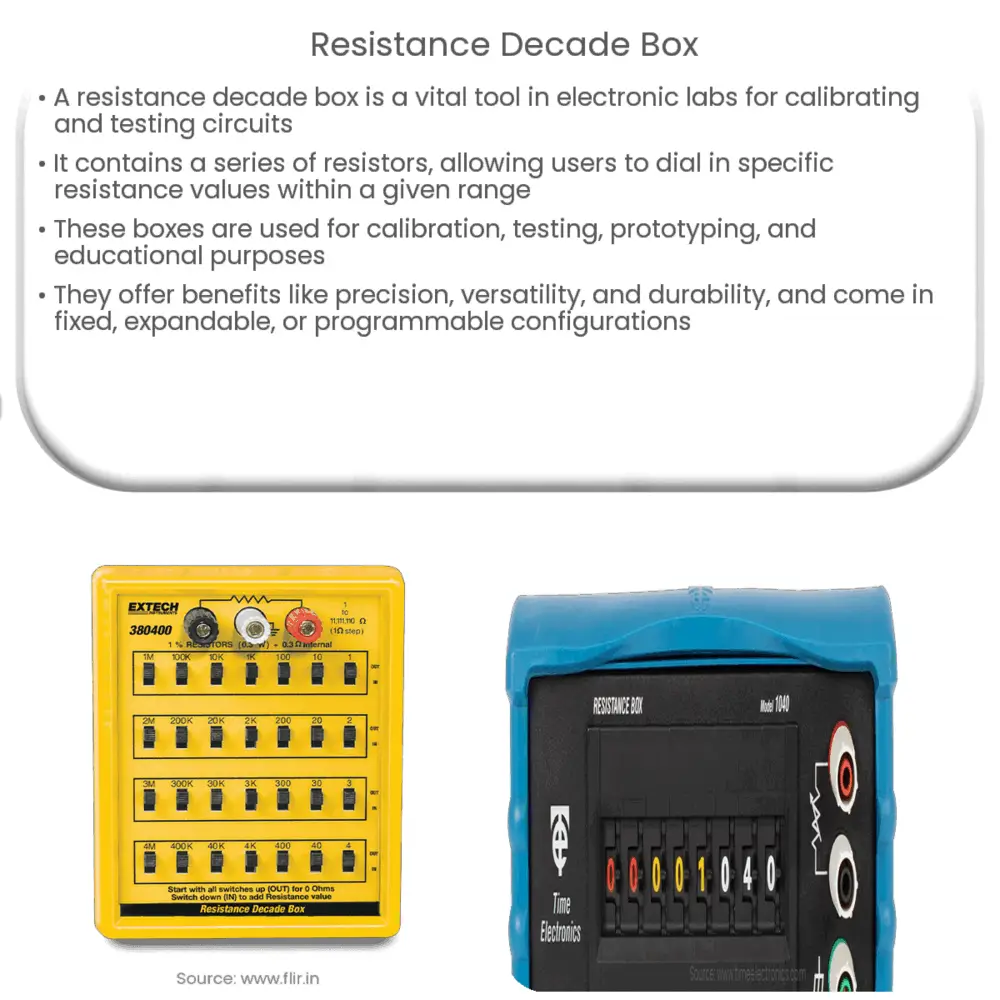 Resistance decade box