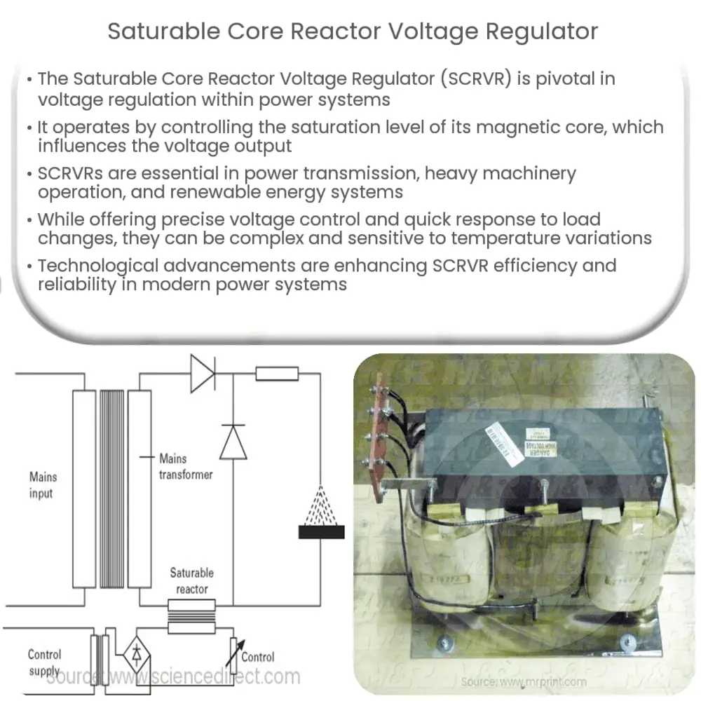 Saturable Core Reactor Voltage Regulator