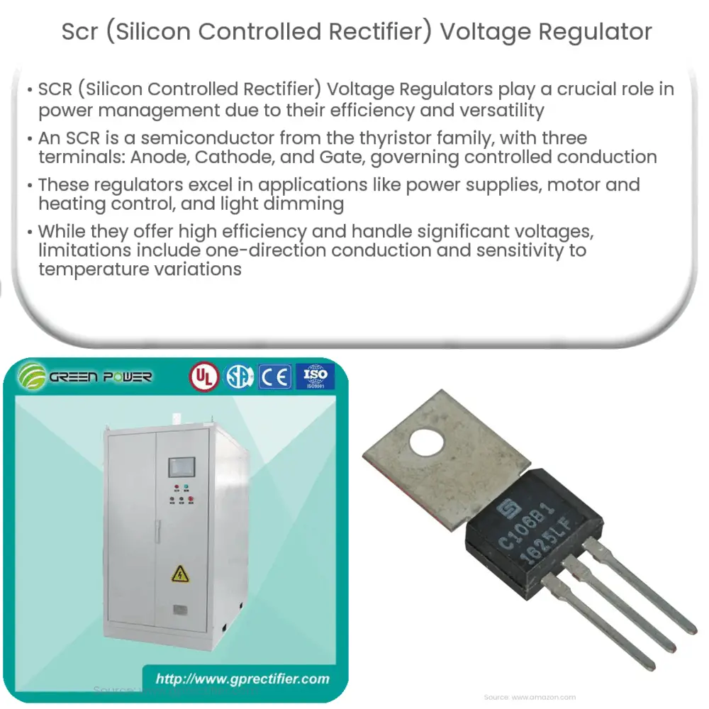 SCR (Silicon Controlled Rectifier) Voltage Regulator