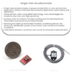 Single-axis accelerometer