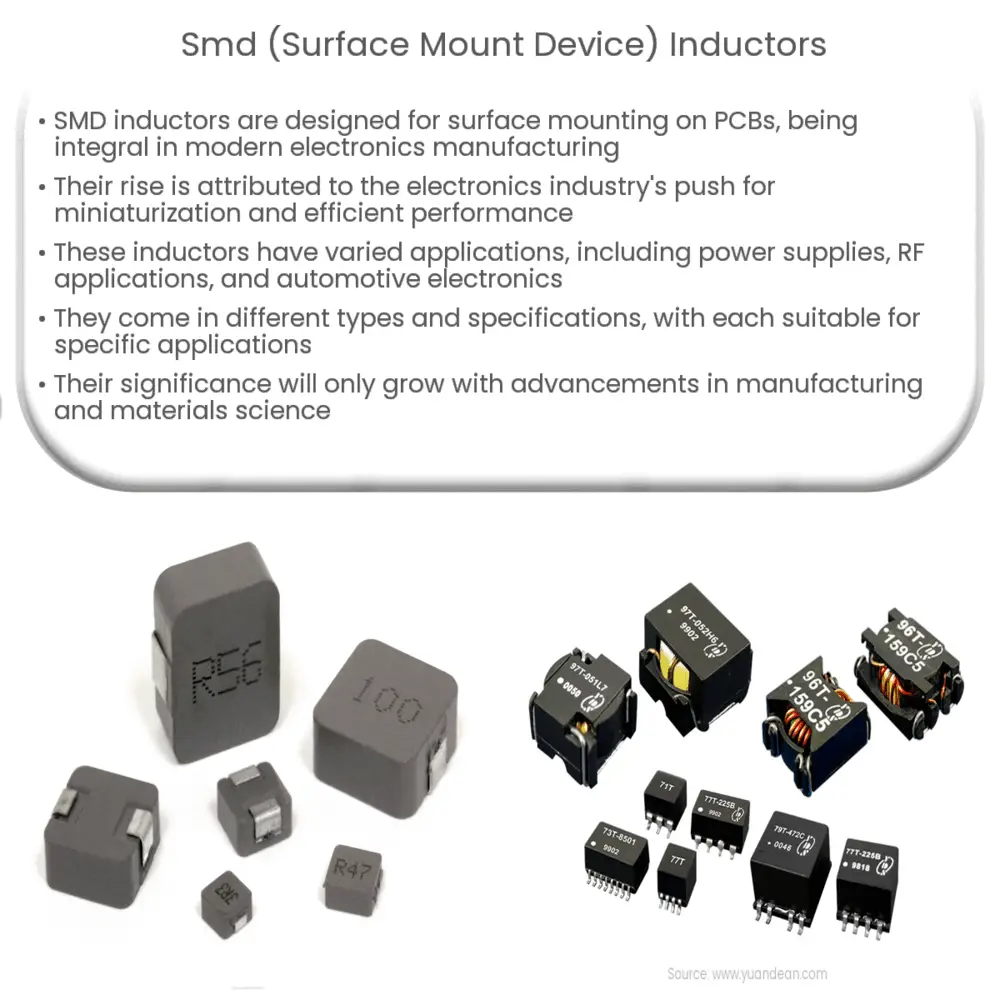 SMD (Surface Mount Device) Inductors | How it works, Application