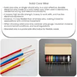 Solid core wire