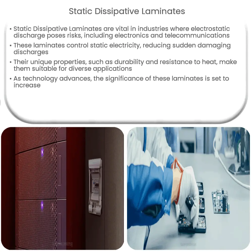 Static Dissipative Laminates
