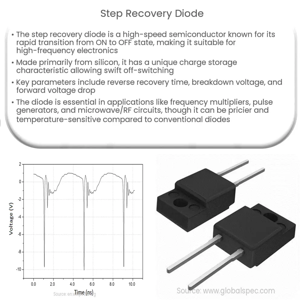 Step recovery diode