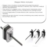 Stepper motor actuator Stepper motor actuator