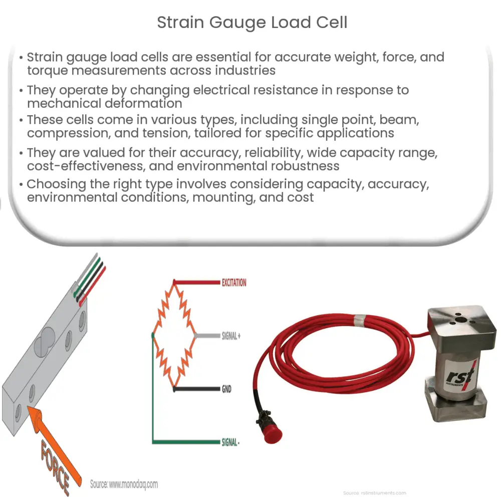 Strain gauge load cell