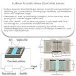 Surface acoustic wave (SAW) gas sensor