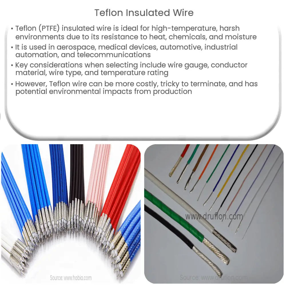 Teflon insulated wire