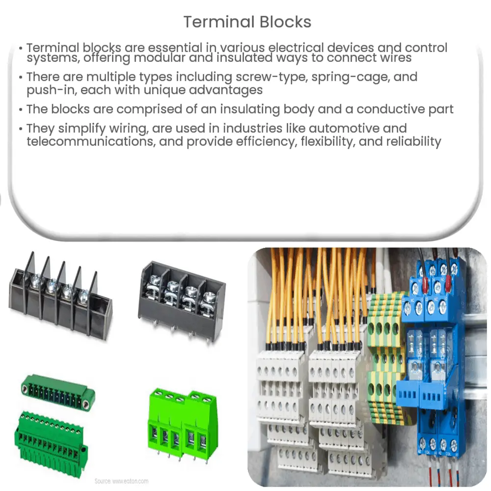 Basics of terminal blocks and their various subtypes