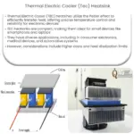 Thermal electric cooler (TEC) heatsink