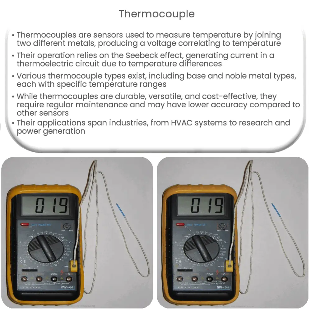 Thermocouple  How it works, Application & Advantages