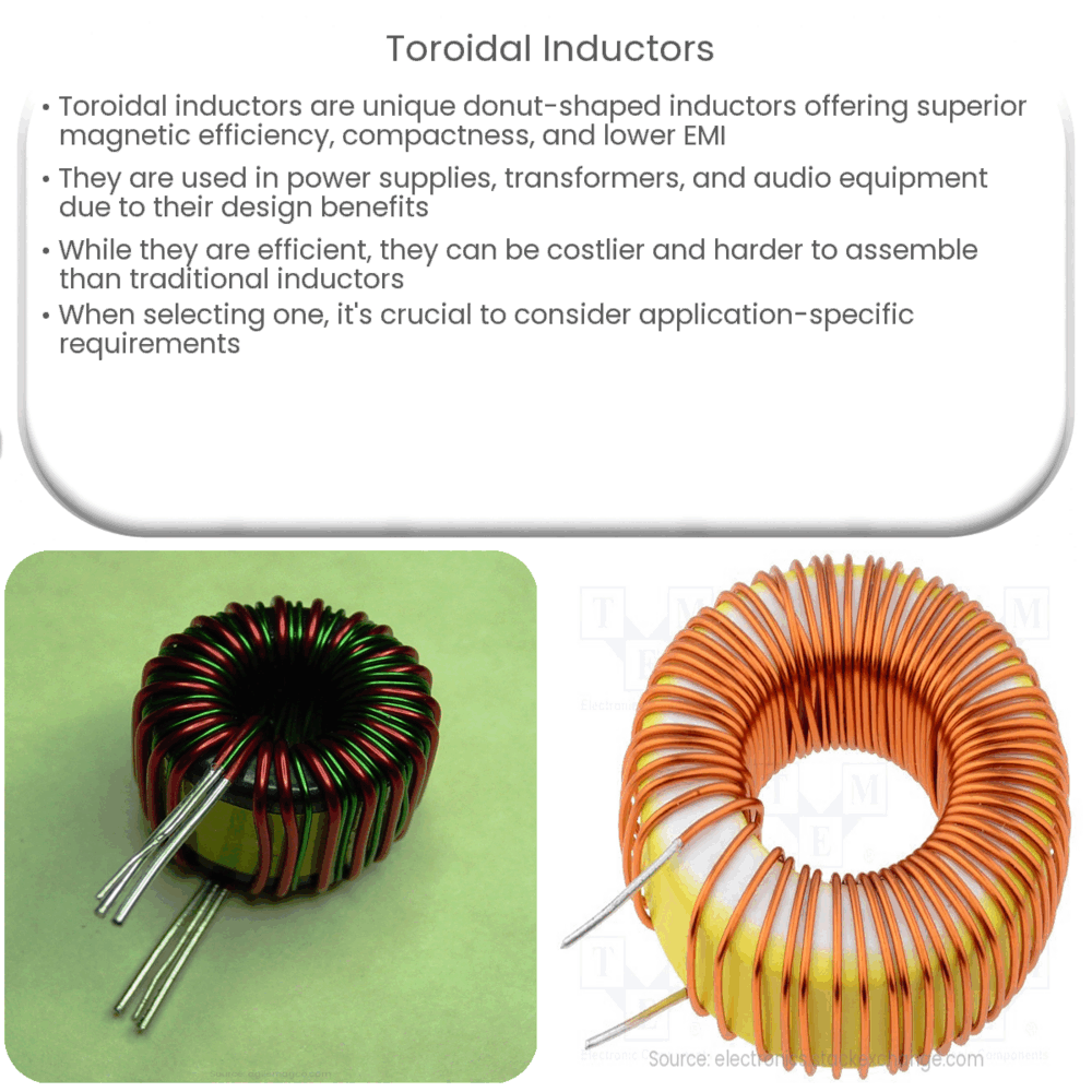 thumbnail image 2 of 10 Pcs Toroidal Ferrite Cores – 0.47 X 0.28 X 0.59 Inductors For Filters & Coils 2 of 3