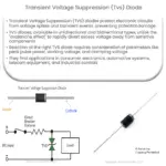 Transient voltage suppression (TVS) diode