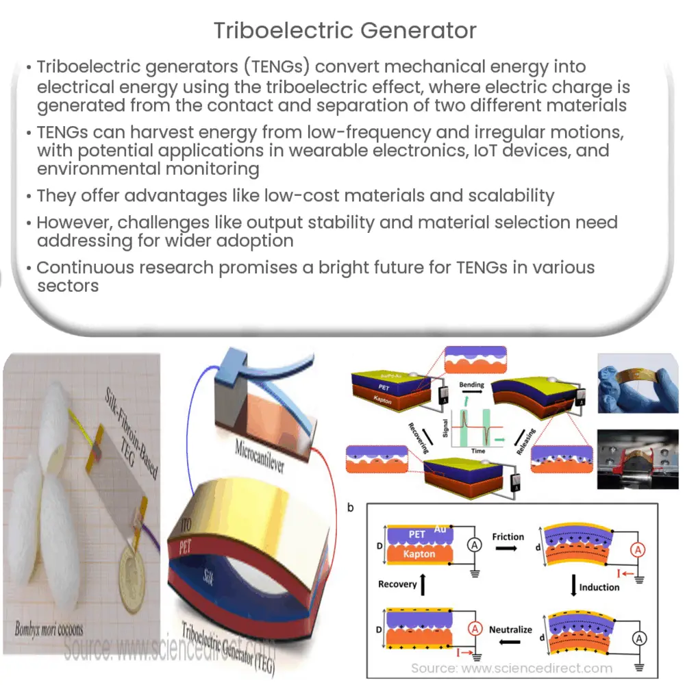 Triboelectric generator