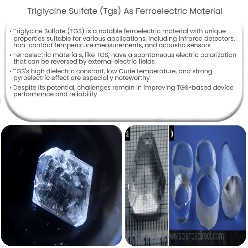 Triglycine sulfate (TGS) as Ferroelectric Material
