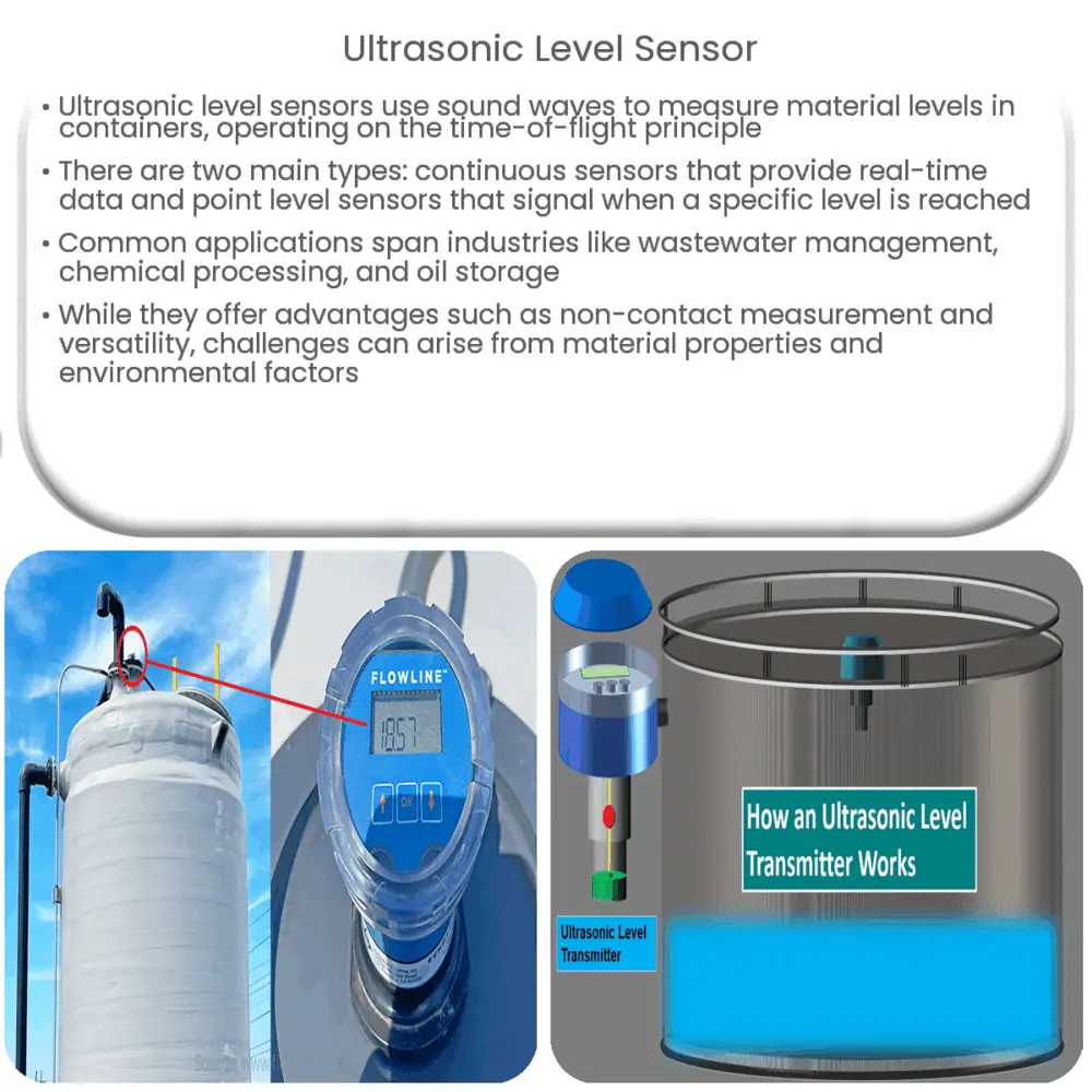 Ultrasonic level sensor