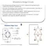 Wheatstone Bridge Circuits