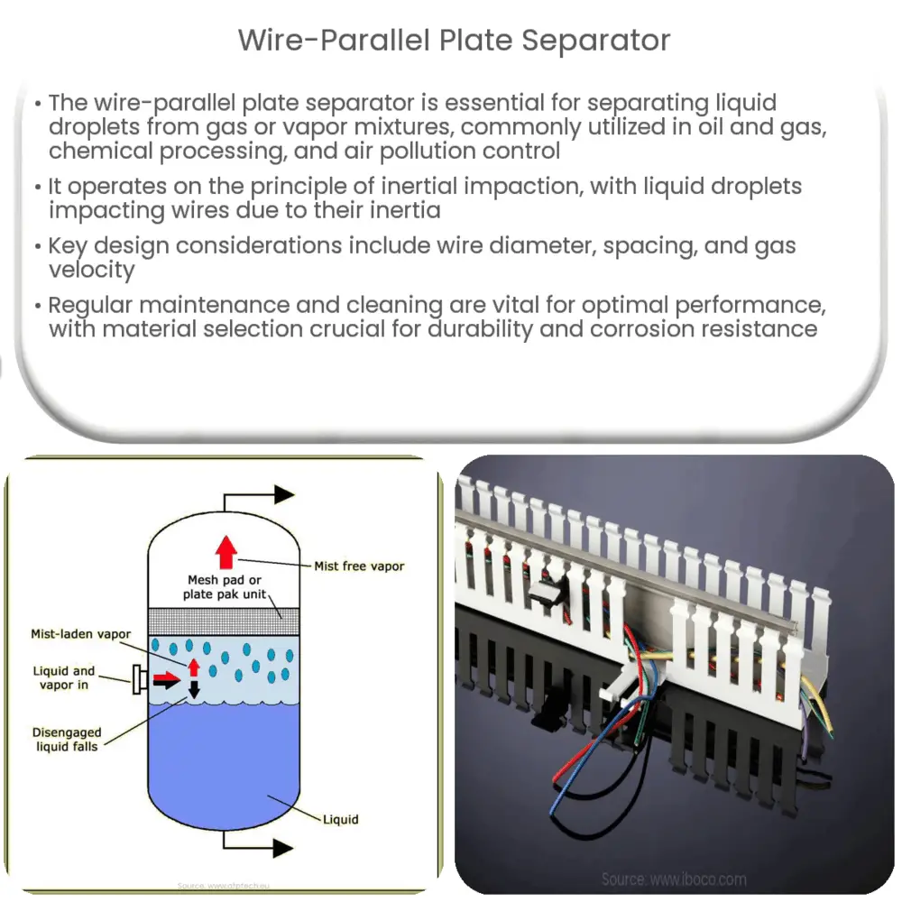 Wireparallel plate separator How it works, Application & Advantages