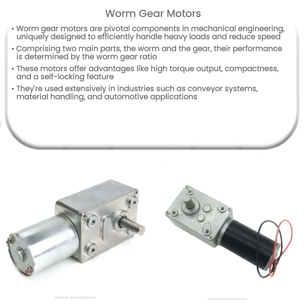 Worm Gear Motors