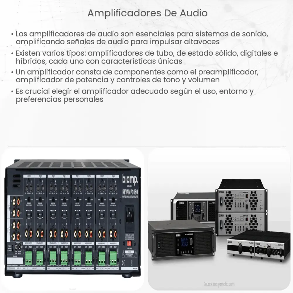 Amplificadores de audio  How it works, Application & Advantages