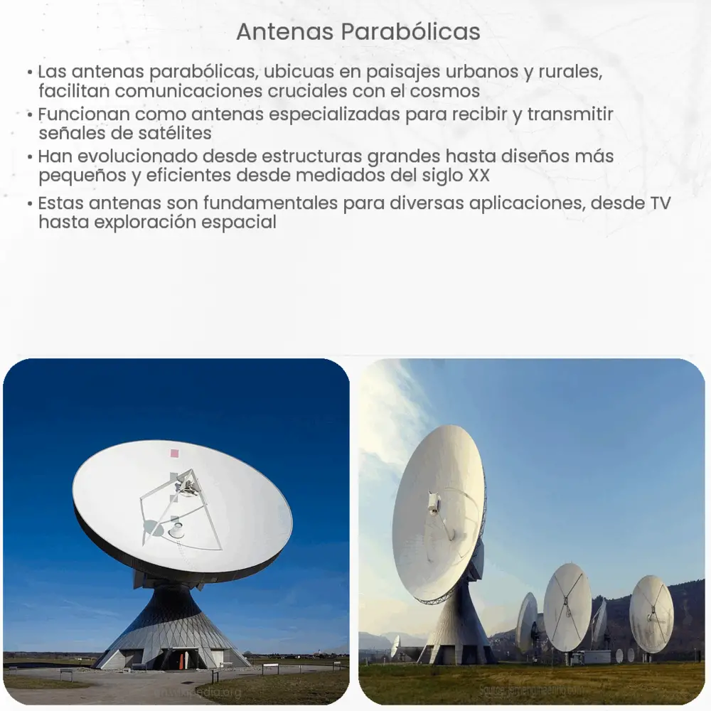 Antenas parabólicas  How it works, Application & Advantages