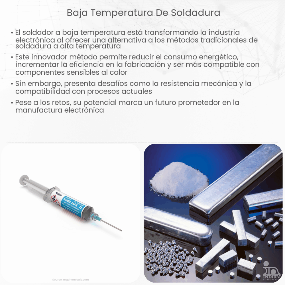 Baja temperatura de soldadura