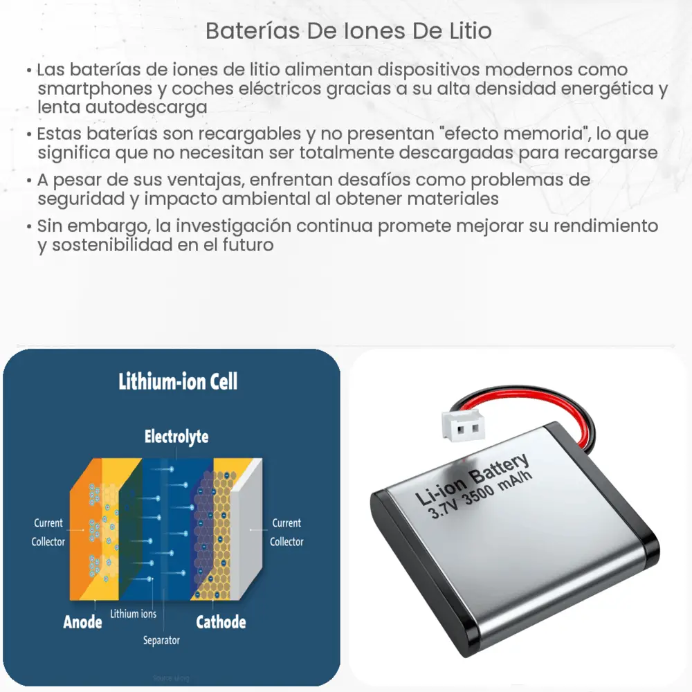 Baterías de iones de litio