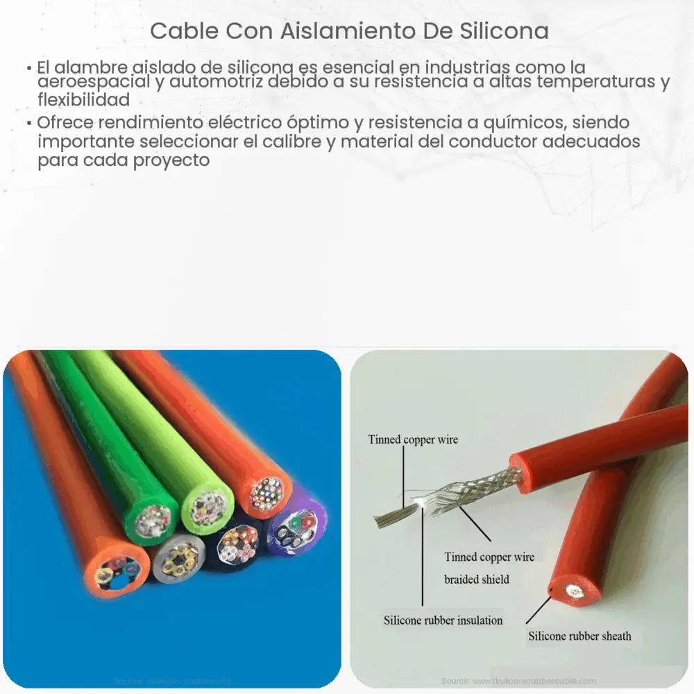 Cable con Aislamiento de Silicona