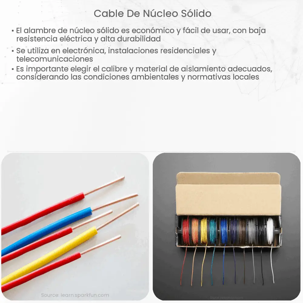 cable de núcleo sólido  How it works, Application & Advantages