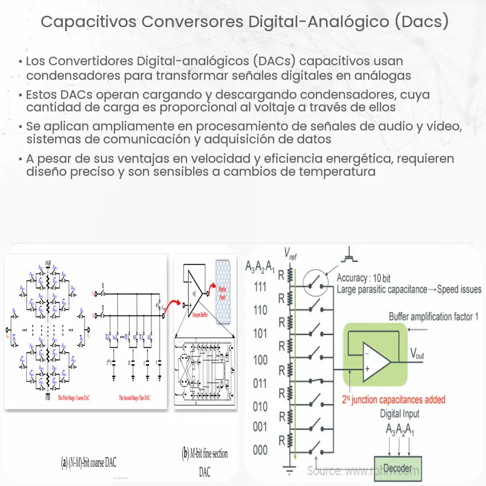 Capacitivos Conversores Digital-Analógico (DACs)